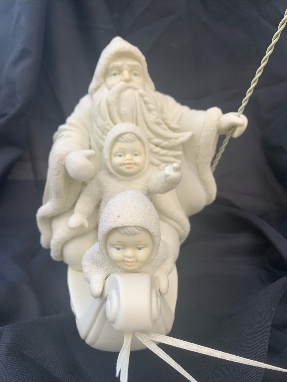 Department 56 Polar Bear Sleigh & Snow Babies Figurine - Decorative Set
